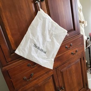 The Real Real drawstring dust bag